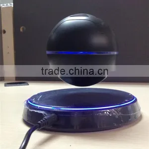 Factory Supply Mini Portable Magnetic Levitating Led Light Bluetooth Speaker thumbnail-3