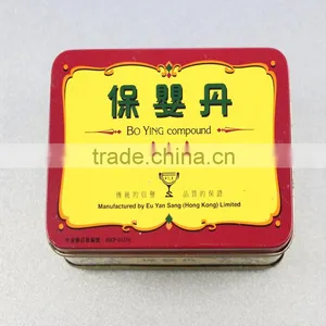 New Custom Metal Sqaure Tea Tin Box for Storage thumbnail-1