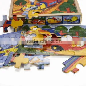 Wooden Jigsaw Box Puzzle 4 in 1 thumbnail-3