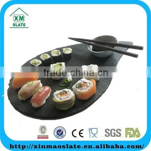 Food Safe Contact Slate Sushi Plate for Restaurant Quality Choice thumbnail-1