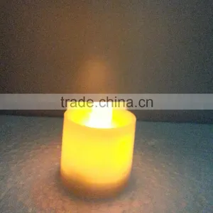 D80*H100mm Paraffin Pillar Electronic Swing LED Candle, Christmas LED Candles thumbnail-1