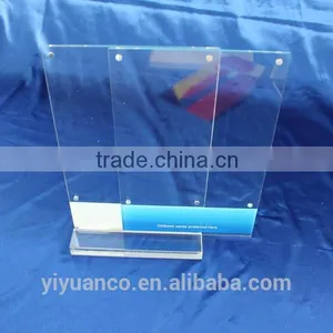 New Products Acrylic Brochure Holder, Acrylic Magnetic Sign Holder, Acrylic Tent Card Holder thumbnail-2