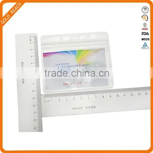 Clear PVC ID Card Working Card Badge Holder thumbnail-1