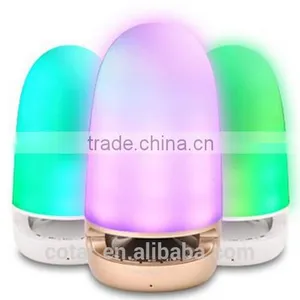 2016Innovative Fantasy Colorful LED Lamp MIC Wireless Bluetooth 4.0 Speaker Speakerphone Built -in Lithium Battery thumbnail-1