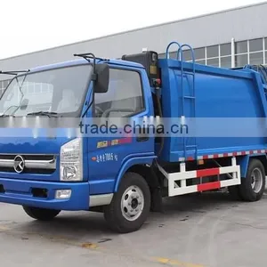 Wheelbase 3300 KAMA Small Compactor Garbage Truck for Sale thumbnail-1