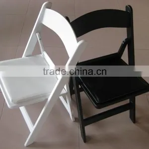 Black Resin Plastic Wedding Banquet Rental Folding Chair Quality Choice thumbnail-1