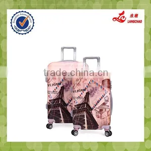 2015 Hot Sell Four Wheels Hard Abs pc Luggage thumbnail-3