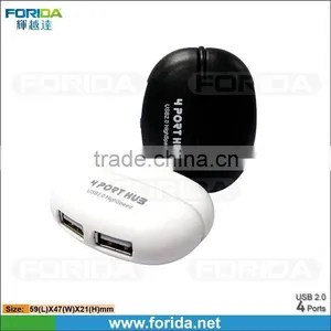 4 Ports Usb Hub Round Shape thumbnail-1