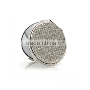 Compact Mirror in Stock,Promotional Mirror for Makeup,Round Metal Pocket Mirror thumbnail-1