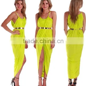 Marvelous Gorgeous Splendid and Posh 5 Yards Praise Super Sexy Milk Silk Dress With Belt thumbnail-3