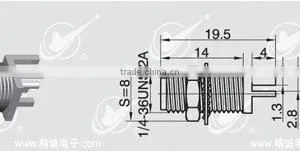 SMA Connector for PCB Mount thumbnail-1