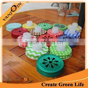 Decorate 70mm Tinplate Lids For Mason Jar thumbnail-4