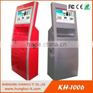 Free Standing 17" /19" /22" Touch Screen Queue Management Kiosk Machine thumbnail-1