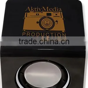 Promotional Bluetooth Powered Speakers in Plastic Case thumbnail-1