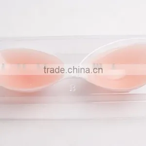 Ideal Fashions Adhesive and Strapless Nude and Thin Silicone Bra Silicon Underwear Sexy Adhesive Lace Bra Black thumbnail-6