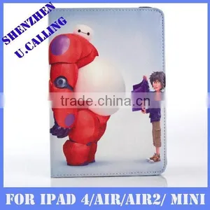 Baymax Leather Cover For IPad Mini, For IPad Mini Cartoon Baymax Leather Cover thumbnail-6