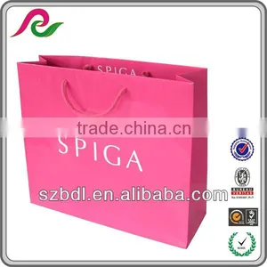 2016 New Design Promotional Cheap Printing Shopping Paper Bag thumbnail-2