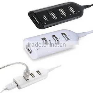 4 Ports USB HUB 2.0 Splitter Adapter For Laptop PC Notebook Computer thumbnail-1