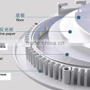 Round/square Dimmable Slim Led Panel Light Led Downlight 30w Dia 300mm thumbnail-2