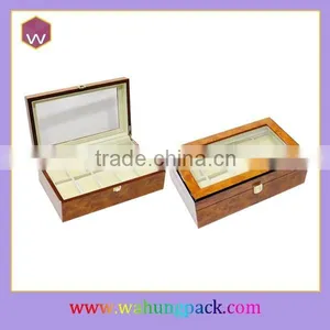 Watch And Cufflink Box Wooden Watch Box For Men thumbnail-1
