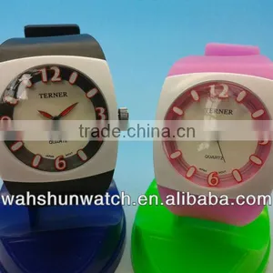 Oem Manufacturer Latest Design Unique Silicone Square Case Watch thumbnail-1