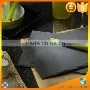 Wholesale Rectangular Natural Black Slate Plate thumbnail-1