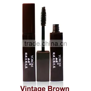 High Quality Yorom Waterproof Color Mascara in Plastic Tube Hair Color Mascara Black Brown Purple Green Blue thumbnail-2