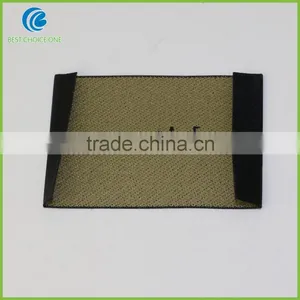 Black Background Custom Designer Broadloom Woven Labels For Clothing thumbnail-5