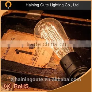 Traditional and Most Popular Edison Bulb 40 W ST64,edison Bulb 40 W ST64 Lighting Bulb thumbnail-1