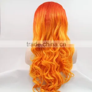 Cheap Raw Two Tone Color Ombre Synthetic Full Lace Wig Quality Choice thumbnail-4
