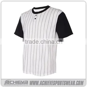 Sublimated Baseball Jersey, Wholesale Blank Baseball T-shirt thumbnail-1