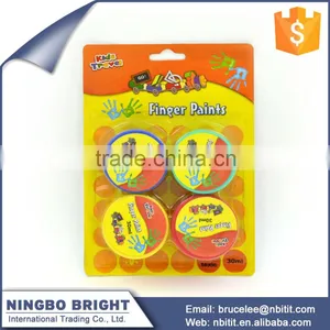 Hot Sell 2016 New Products 4pk Finger Paint Tube Set thumbnail-1