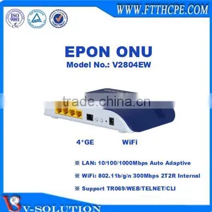 4LAN+WiFi EPON ONU With CE Certification for FTTH Network Solution thumbnail-2