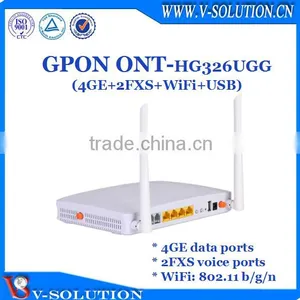 4LAN+2POTS+WiFi+USB GPON ONT GPON ONU Home Gateway Support IPTV/VoIP/PPPoE for FTTH Smart Home Solution thumbnail-3