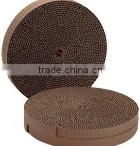 New! Cardboard Turbo Scratcher Cat Toy / Round Cat Bed / Cardboard Pet Toy thumbnail-4