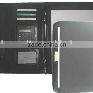 PVC Portfolio With Calculator and Outside Document Pocket thumbnail-1