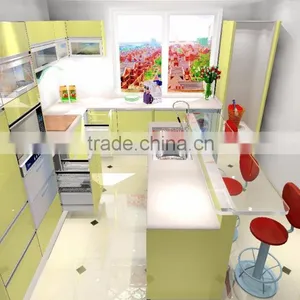 Latest Design Professional Small Kitchen Cabinets Manufacturer thumbnail-2