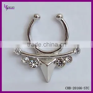 Wholesale Hot Selling Similar To Famous Star Rihanna's Nose Ring Body Piercing Jewelry thumbnail-2