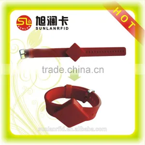 RFID Silicone Bracelets, Access Control RFID Wristbands/Paper Bracelets/Soft PVC Wristbands thumbnail-3