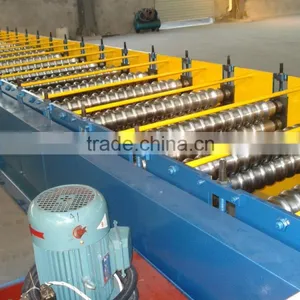 New Condition Corrugated Iron Roofing Sheet Roll Forming Machine / Corrugated Roof Tile Making Machinery thumbnail-2