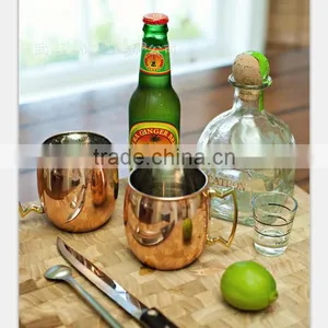 High Quality Manufacturer Moscow Mule Copper Mug/copper Plated Mug thumbnail-1