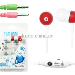 Colorful In-ear Fashional Earphone for Computer Passed CE,RoHS thumbnail-4