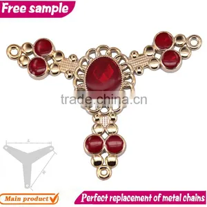 Fancy Style Women Ladies Red Round Jewelry Shoe Chains Accessories thumbnail-1