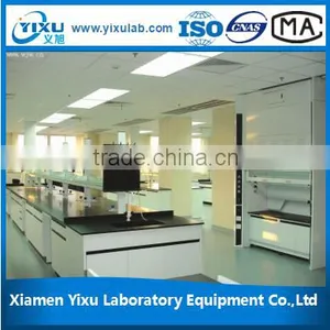 University Wall Bench With Overhead Cabinet and Reagent Shelf thumbnail-3