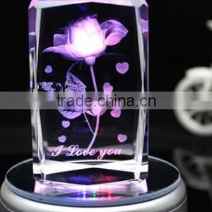 Customizde Crystal 3d Laser for Birthday Valentine's Gifts thumbnail-4