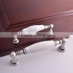 96mm 128mm Matt Sliver Polish Oriental American Vintage Style Home Office Pull Hardware Closet Dresser Handle thumbnail-1