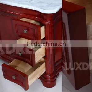 60" Classic Free Standing Bathroom Vanity Wooden Stain Finish thumbnail-2