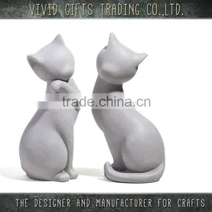 Ceramic Cute Cat Sitting Home Decoration thumbnail-1