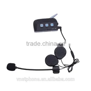 2016 Factory 1200M Wireless Bluetooth Intercom for Motorcycle and Bicycle Helmet With AUX and FM thumbnail-1