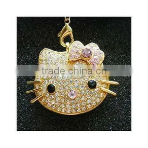 New Hello Crystal USB Flash Necklace Memory Drive 4gb,usb Flash Drives Bulk 32mb thumbnail-1